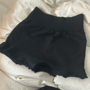 Free People Black Athletic Shorts
